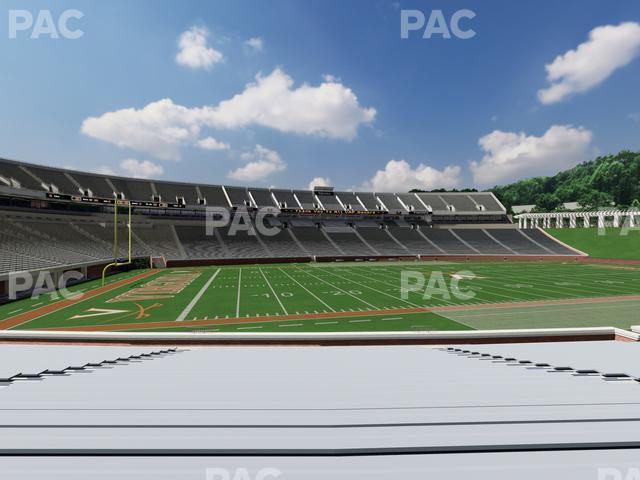 Seating view for Scott Stadium Section 110