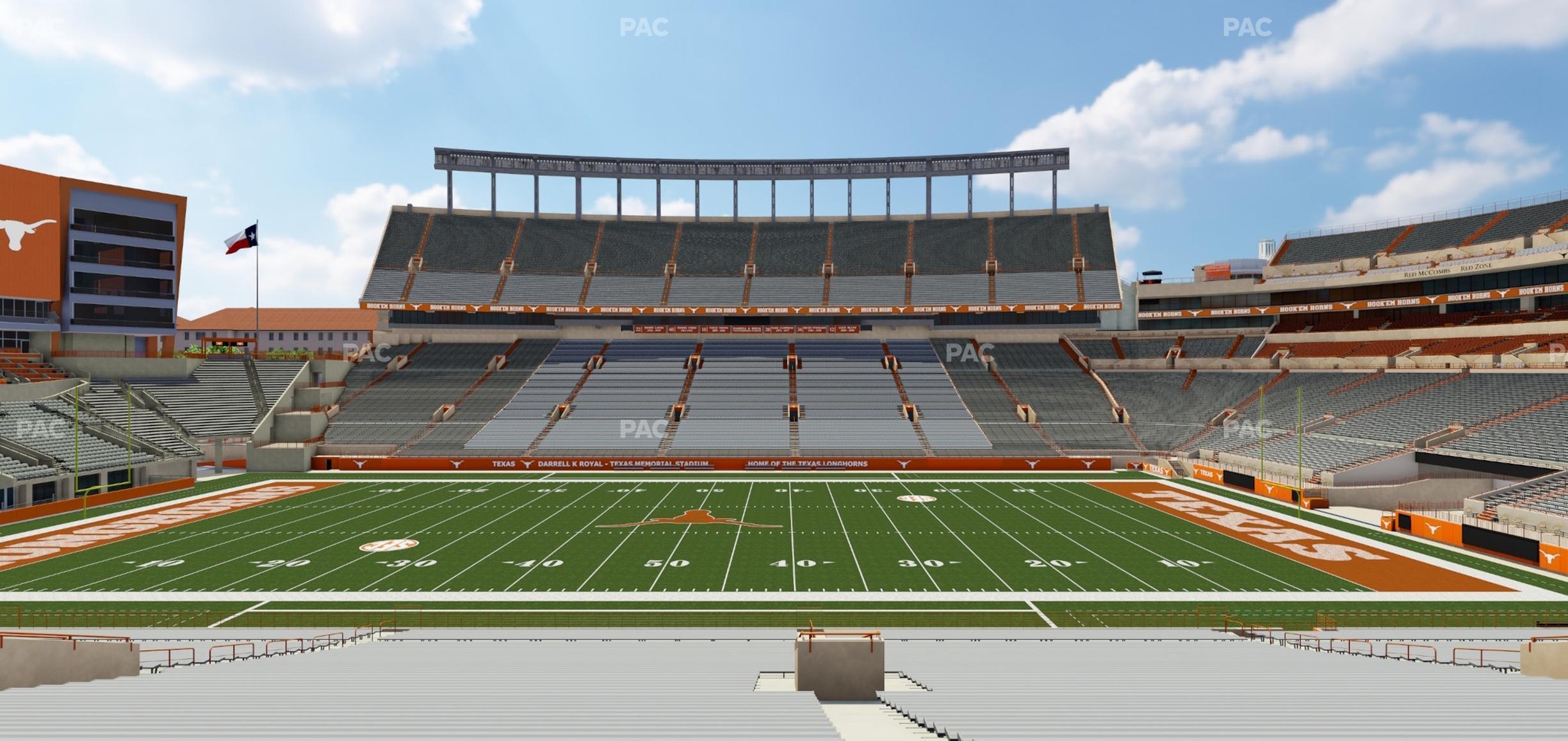 Seating view for Darrell K Royal - Texas Memorial Stadium Section 28