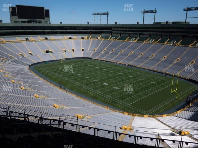 Seating view for Lambeau Field Section 632 S