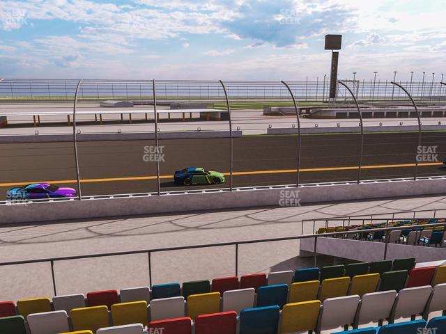 Seating view for Daytona International Speedway Section Front 117