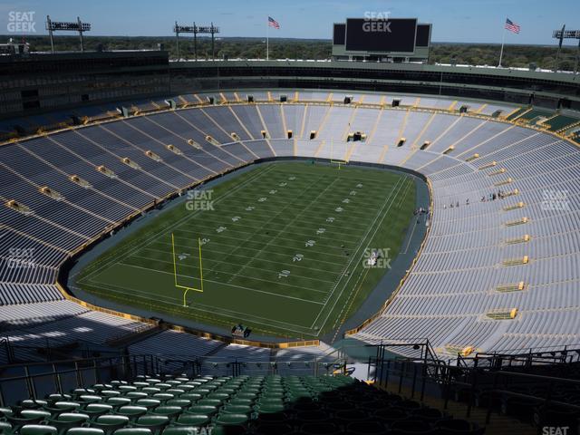 Seating view for Lambeau Field Section 743 S