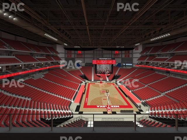 Seating view for Pinnacle Bank Arena Section 212