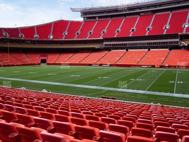 Seating view for GEHA Field at Arrowhead Stadium Section 135