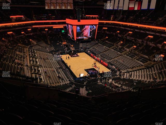 Seating view for Frost Bank Center Section 218