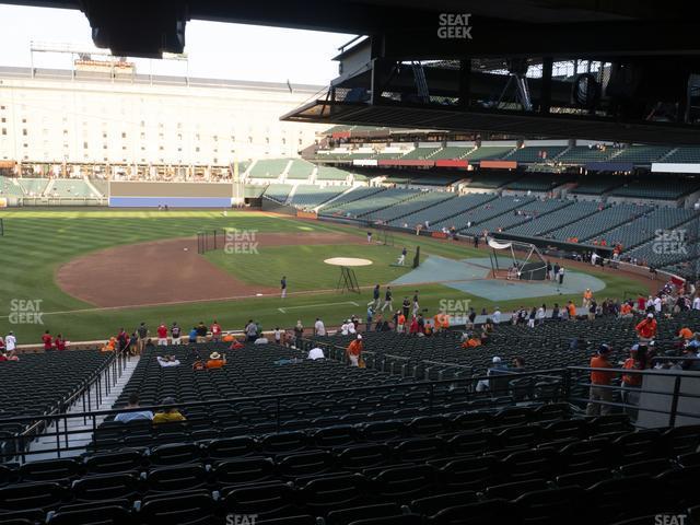 Seating view for Oriole Park at Camden Yards Section 55