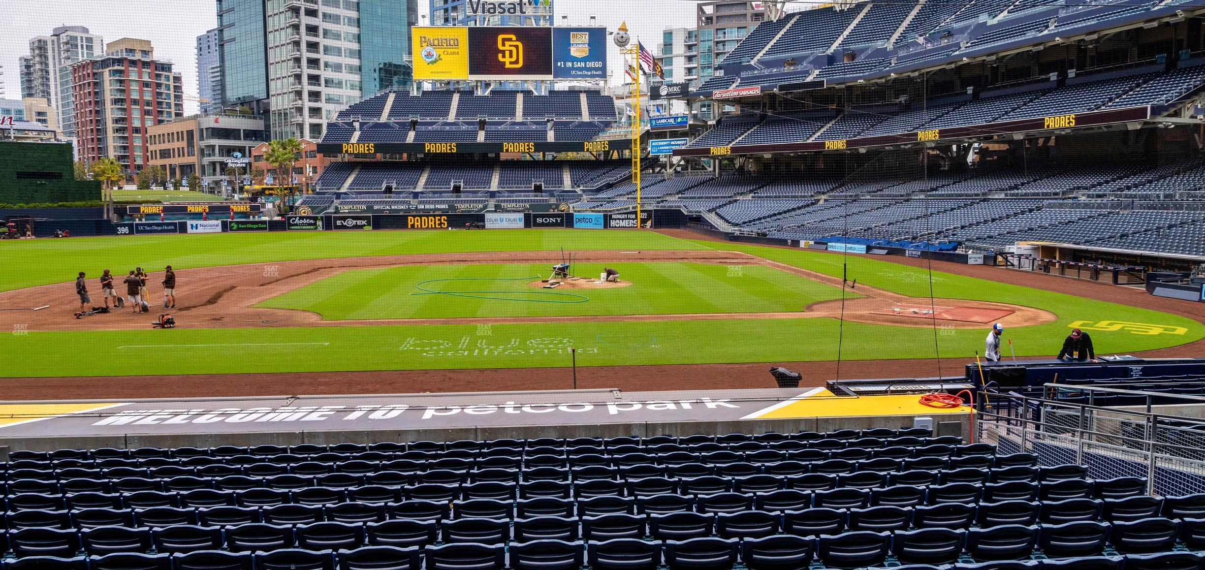 Seating view for Petco Park Section 108