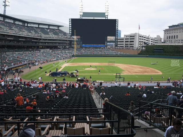 Seating view for Comerica Park Section 123