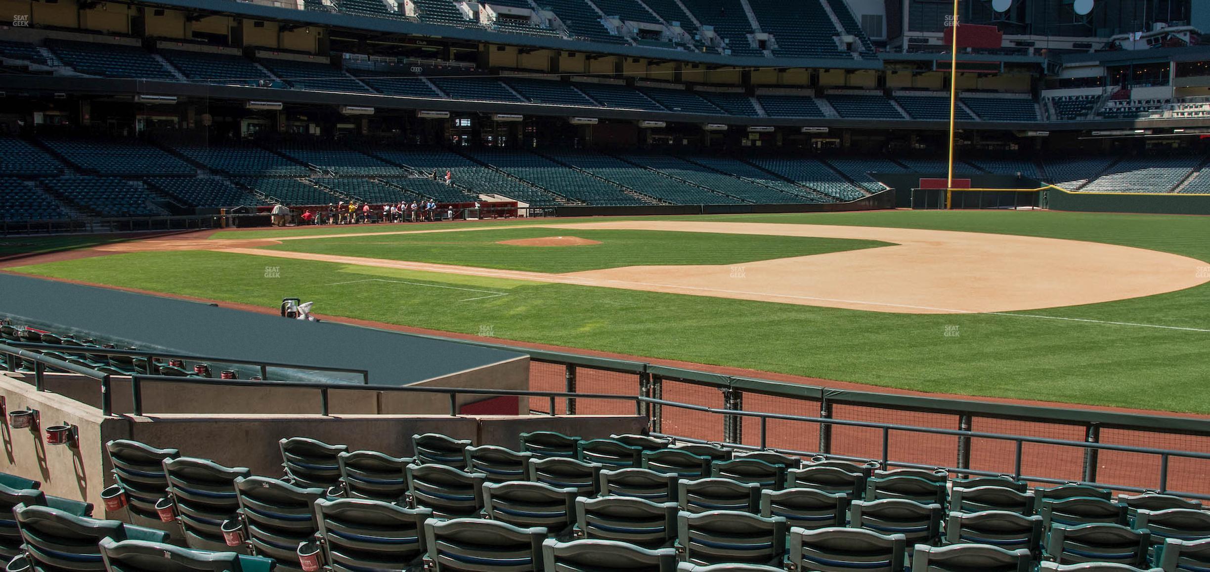 Seating view for Chase Field Section B