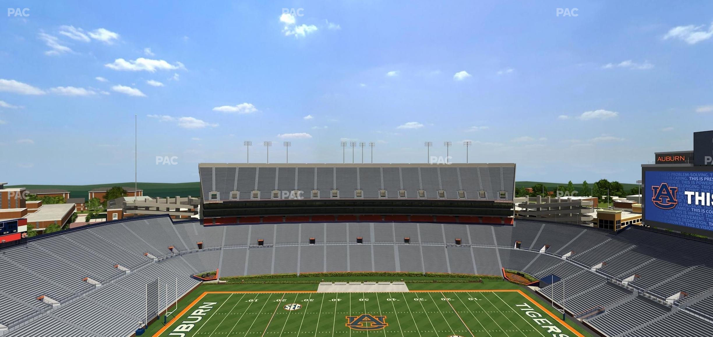 Seating view for Jordan-Hare Stadium Section 54