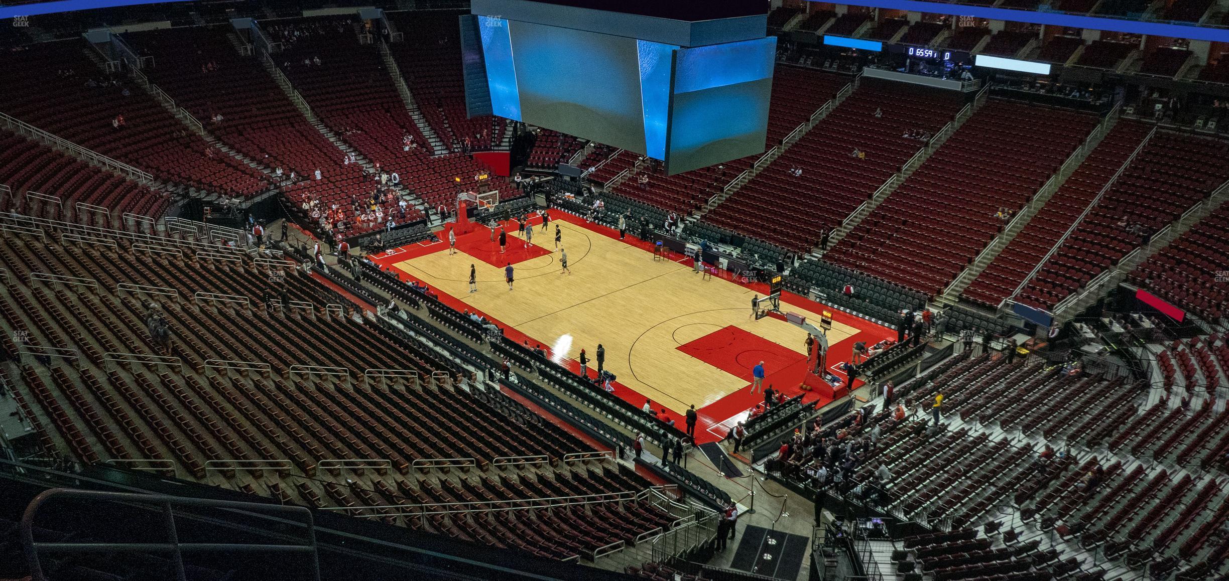 Seating view for Toyota Center Section 405