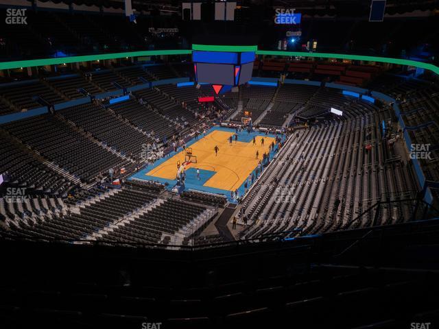 Seating view for Paycom Center Section 314