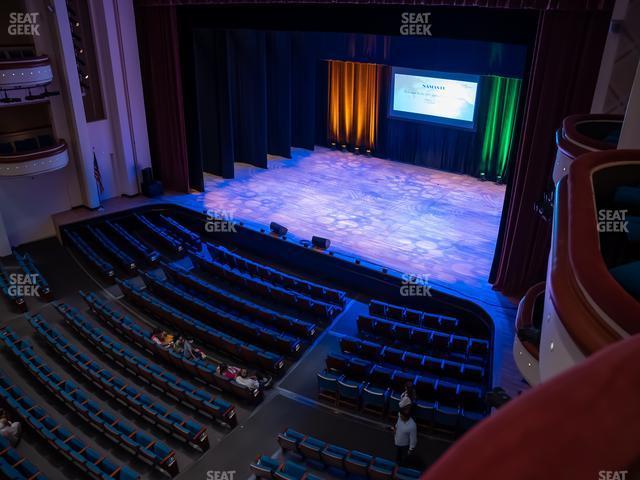 Seating view for Belk Theater at Blumenthal Performing Arts Center Section Mezzanine Box Right 3