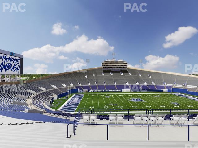 Seating view for Simmons Bank Liberty Stadium Section 122