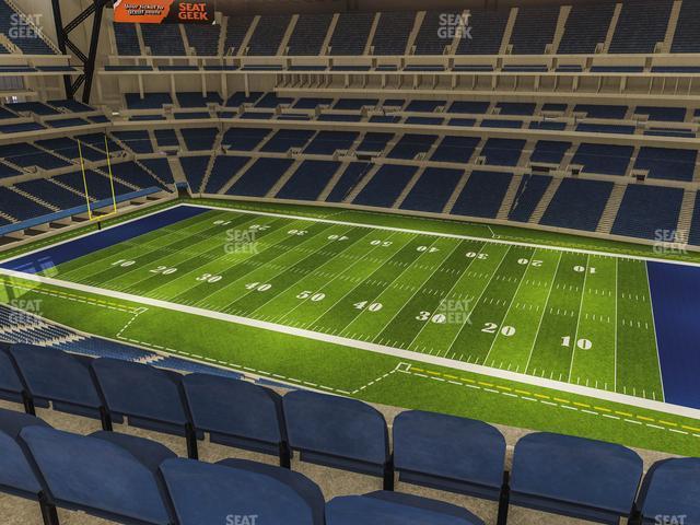 Seating view for Lucas Oil Stadium Section 510