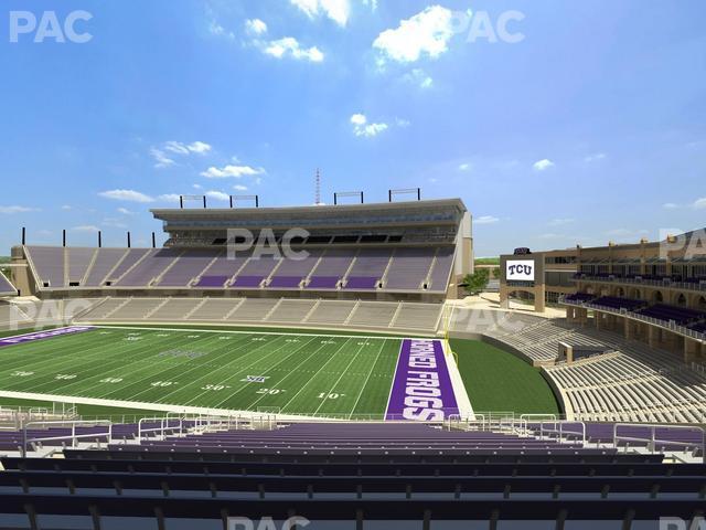 Seating view for Amon G. Carter Stadium Section 202