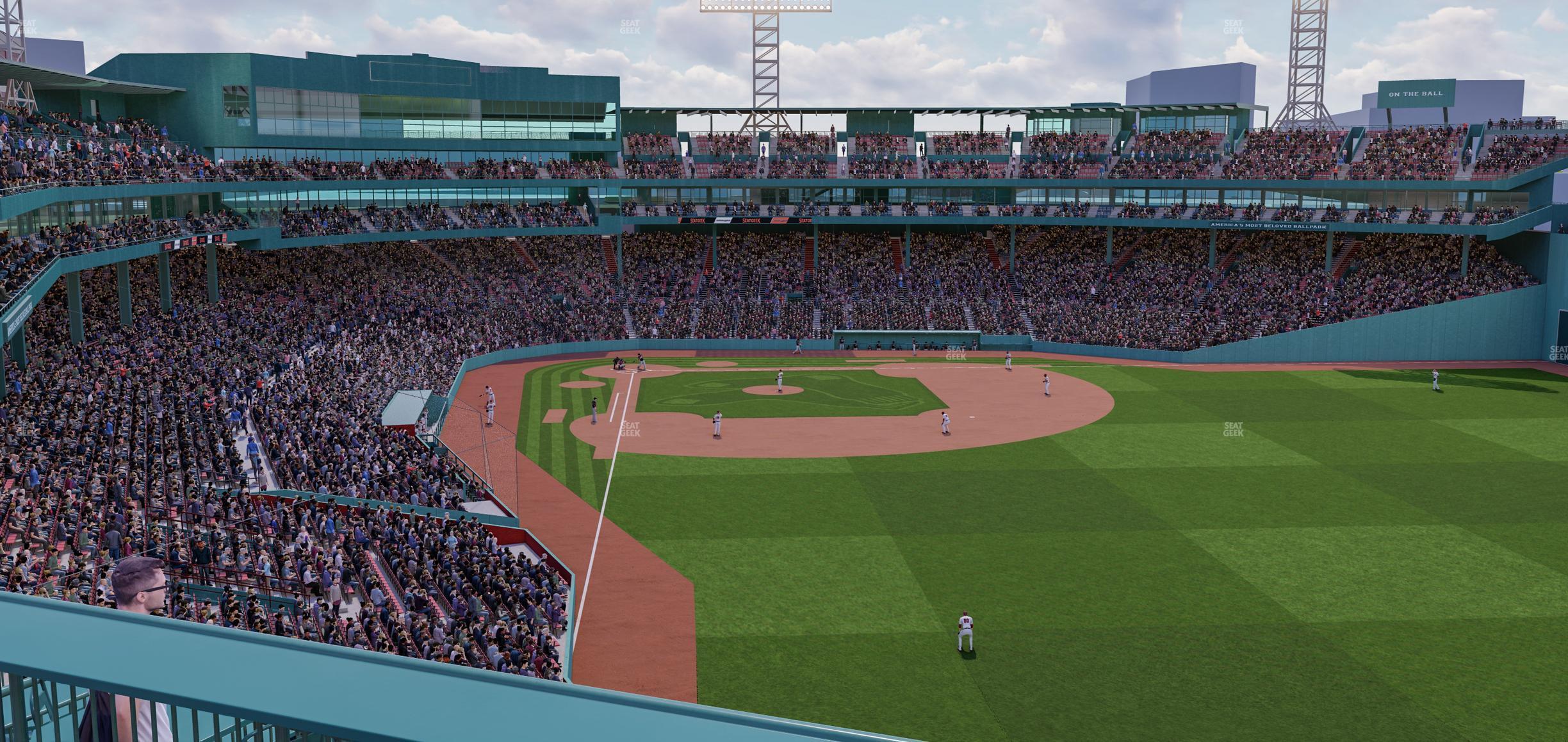 Seating view for Fenway Park Section Right Field Roof Deck Sro