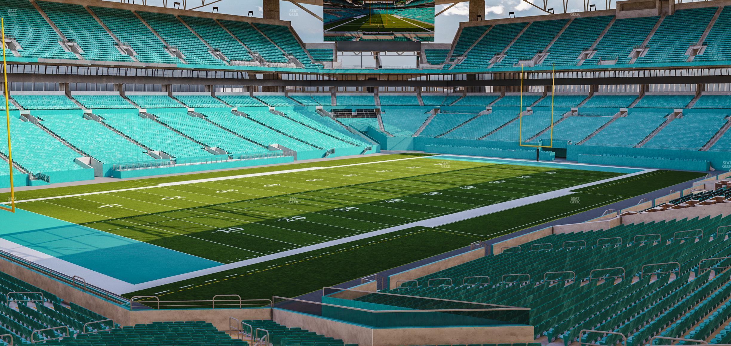 Seating view for Hard Rock Stadium Section 253