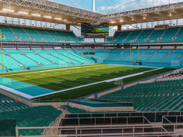 Seating view for Hard Rock Stadium Section 253