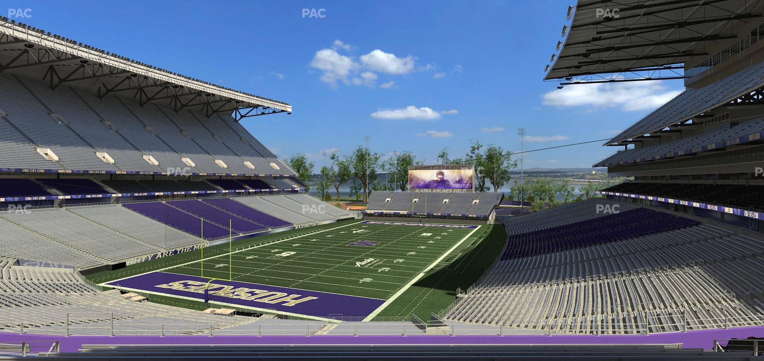 Seating view for Husky Stadium Section 215