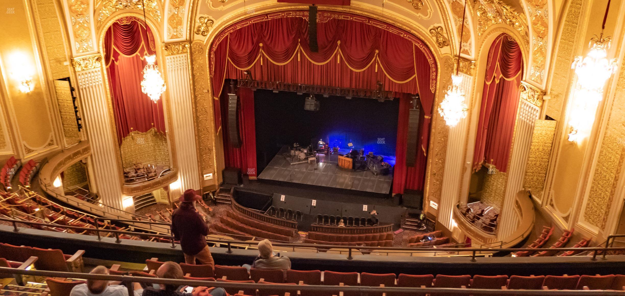 Seating view for Orpheum Theatre - Memphis Section Upper Gallery Center