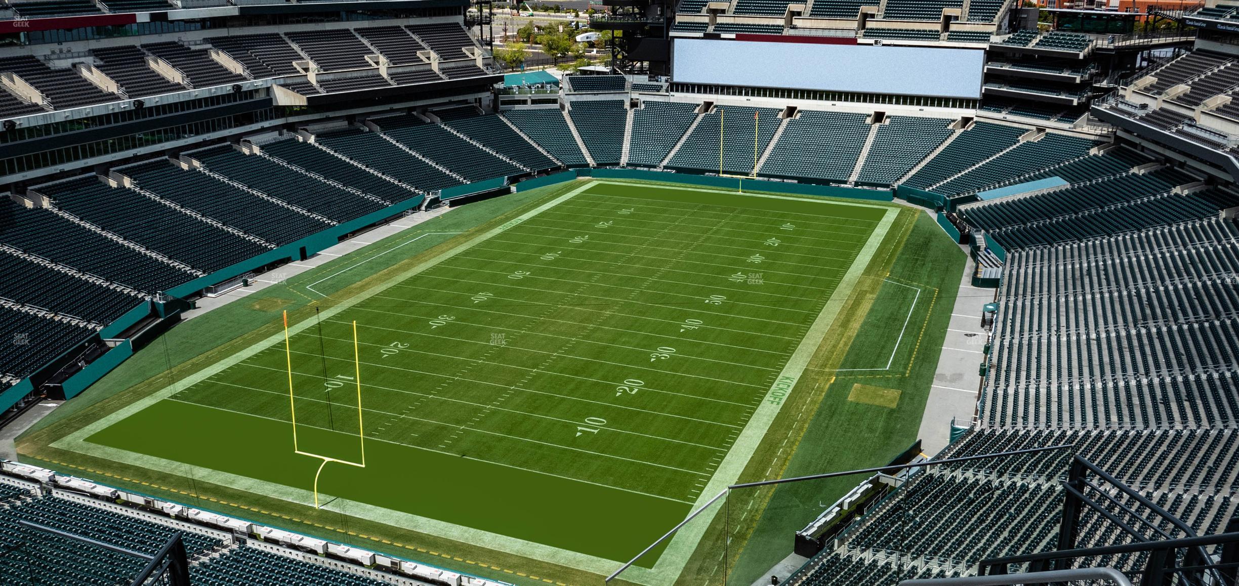 Seating view for Lincoln Financial Field Section 216