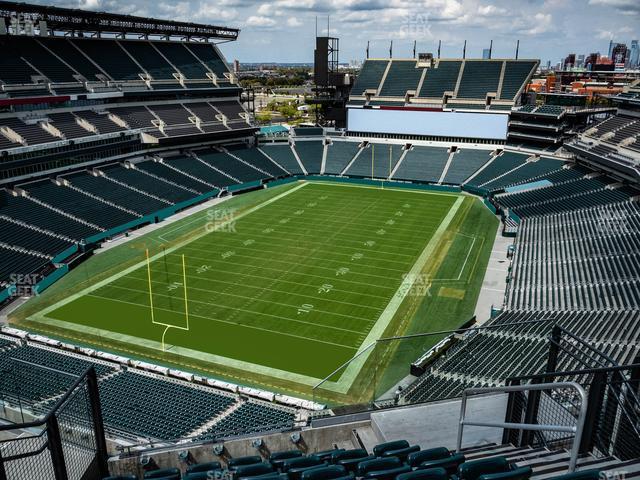 Seating view for Lincoln Financial Field Section 216