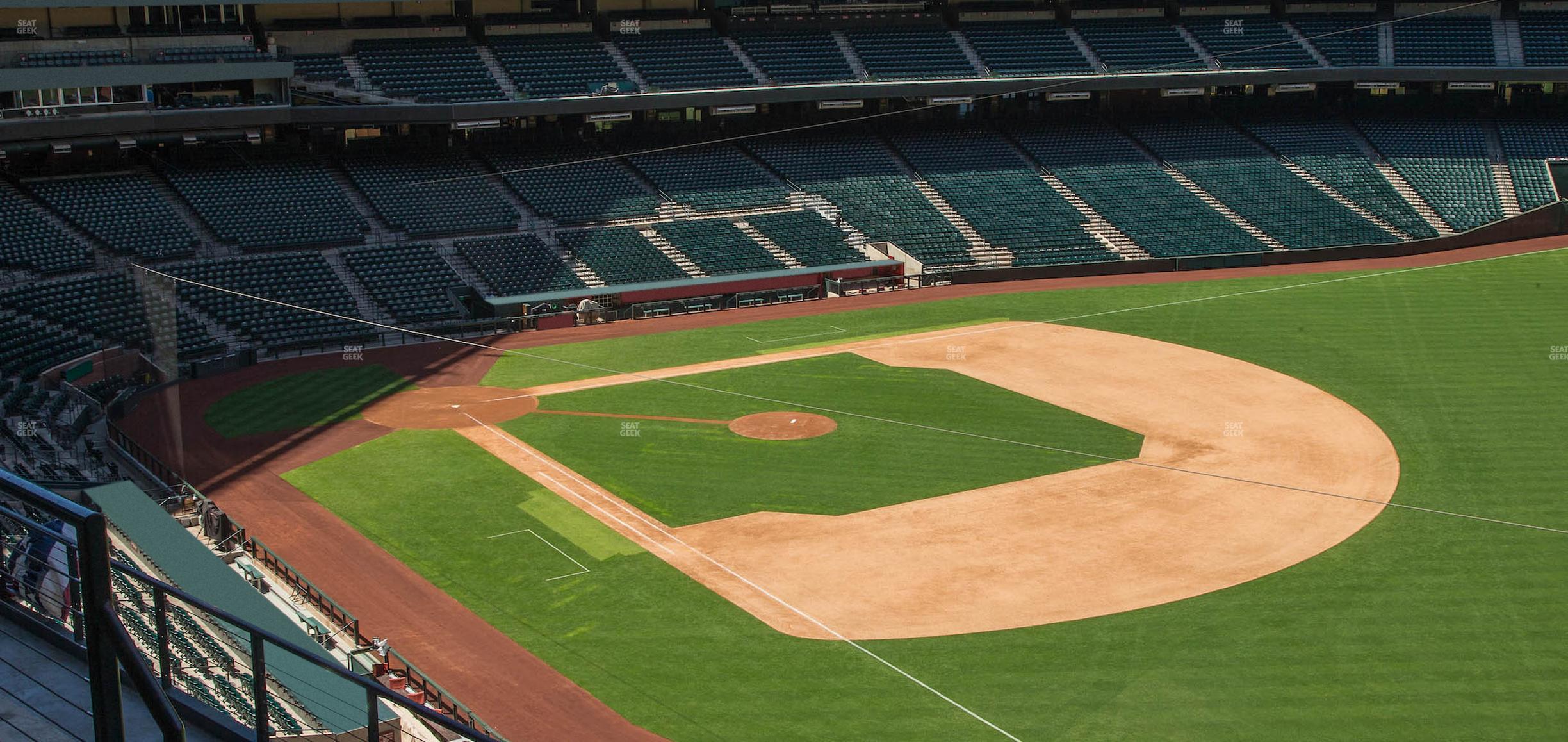 Seating view for Chase Field Section 303