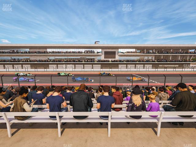 Seating view for Circuit of The Americas Section Main Grandstand Loge 23 B