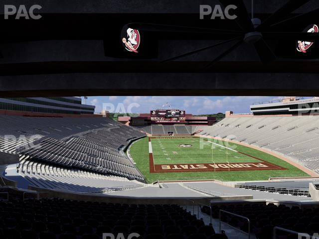 Seating view for Doak Campbell Stadium Section Club 225