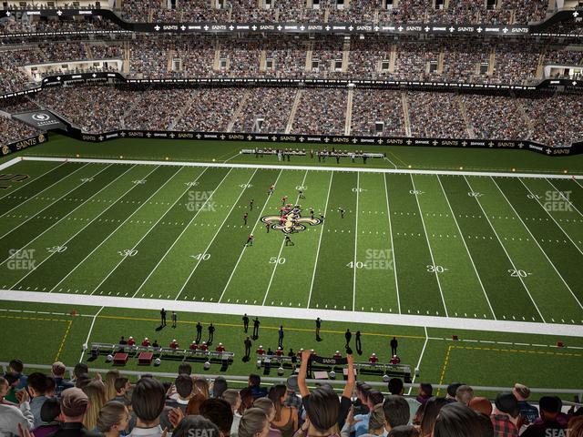 Seating view for Caesars Superdome Section 613