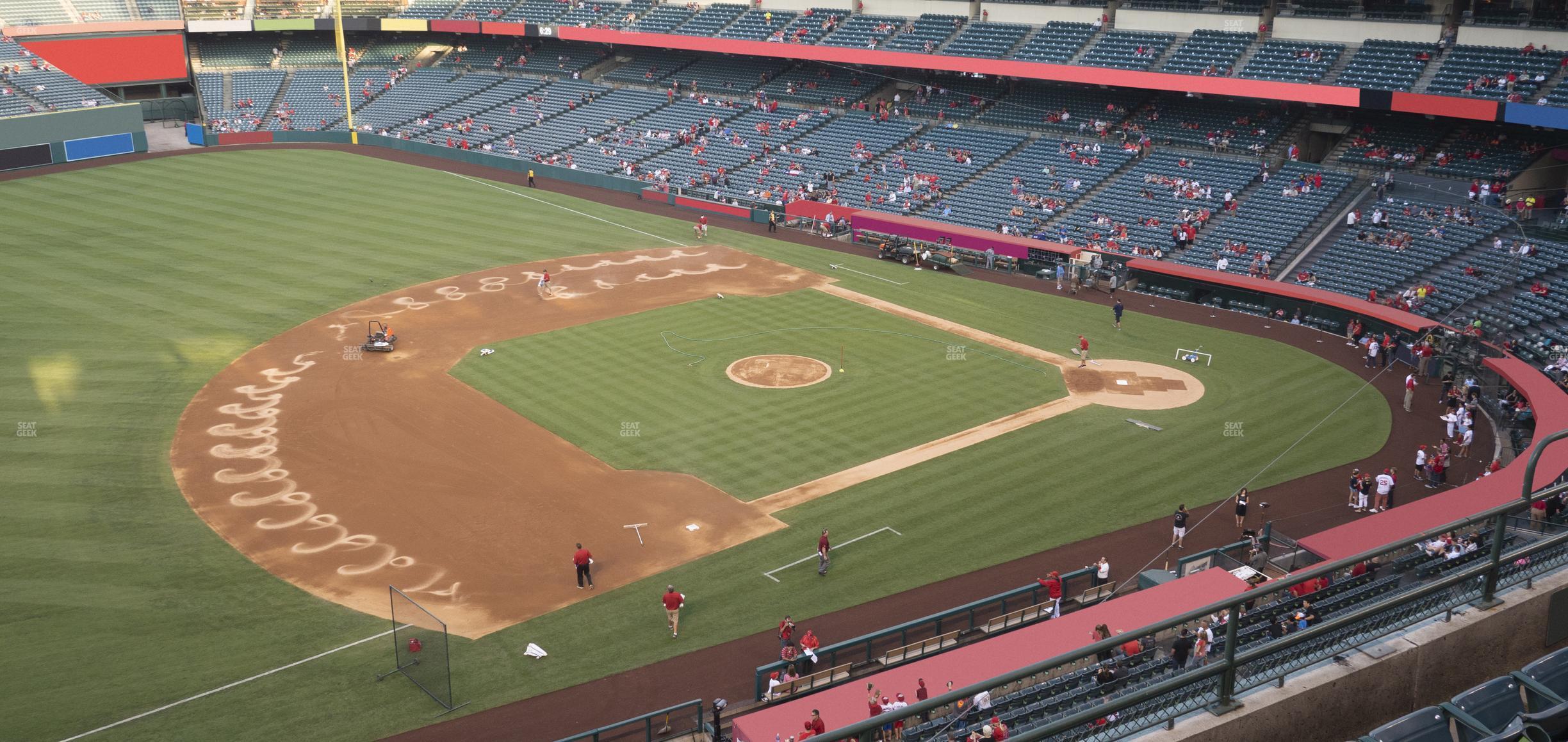 Seating view for Angel Stadium of Anaheim Section 410