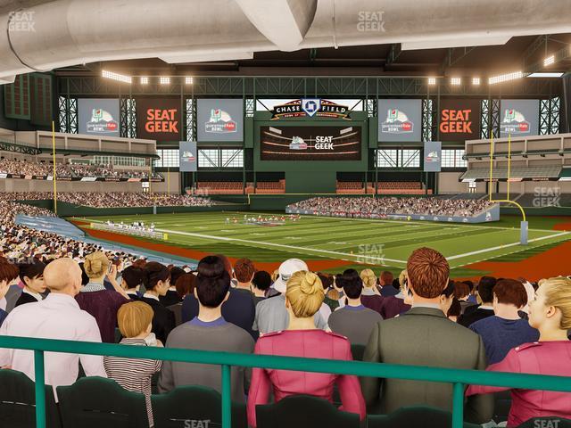 Seating view for Chase Field Section 123 W