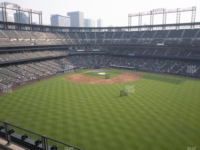 Seating view for Coors Field Section Lower 302