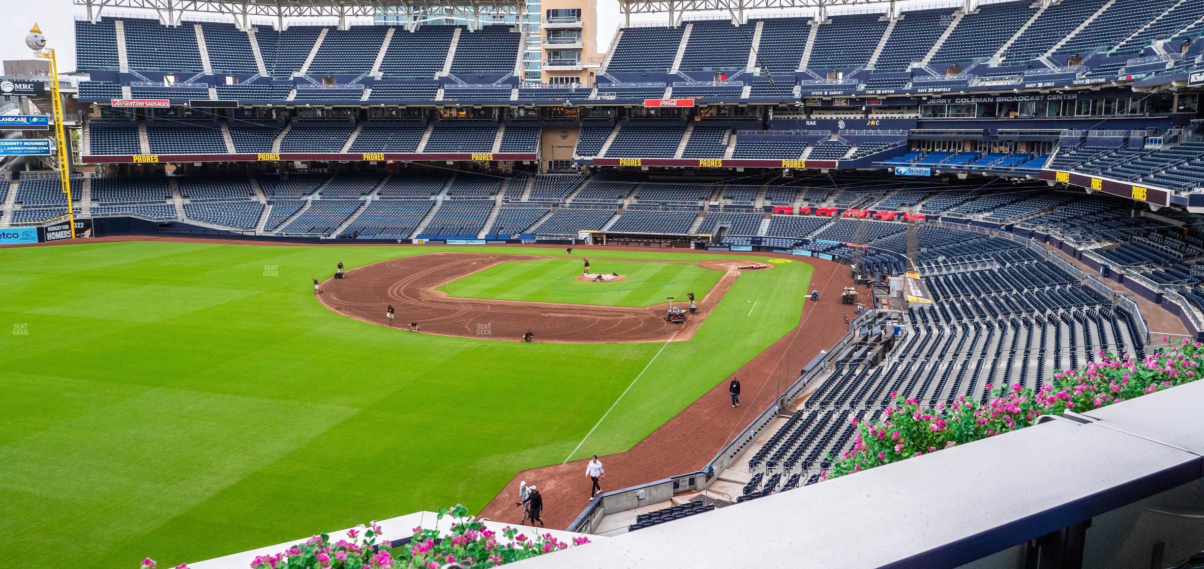 Seating view for Petco Park Section Cutwater Agave Club