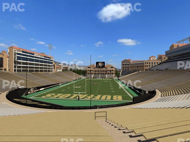 Seating view for Folsom Field Section 112