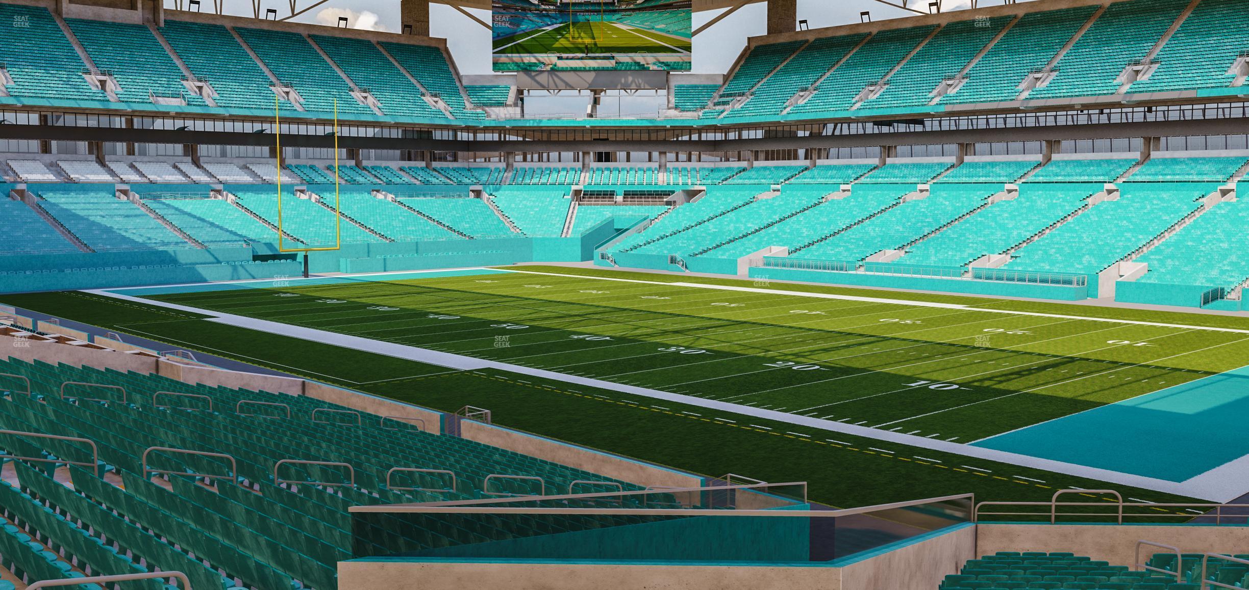 Seating view for Hard Rock Stadium Section 139 T