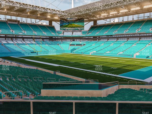 Seating view for Hard Rock Stadium Section 139 T