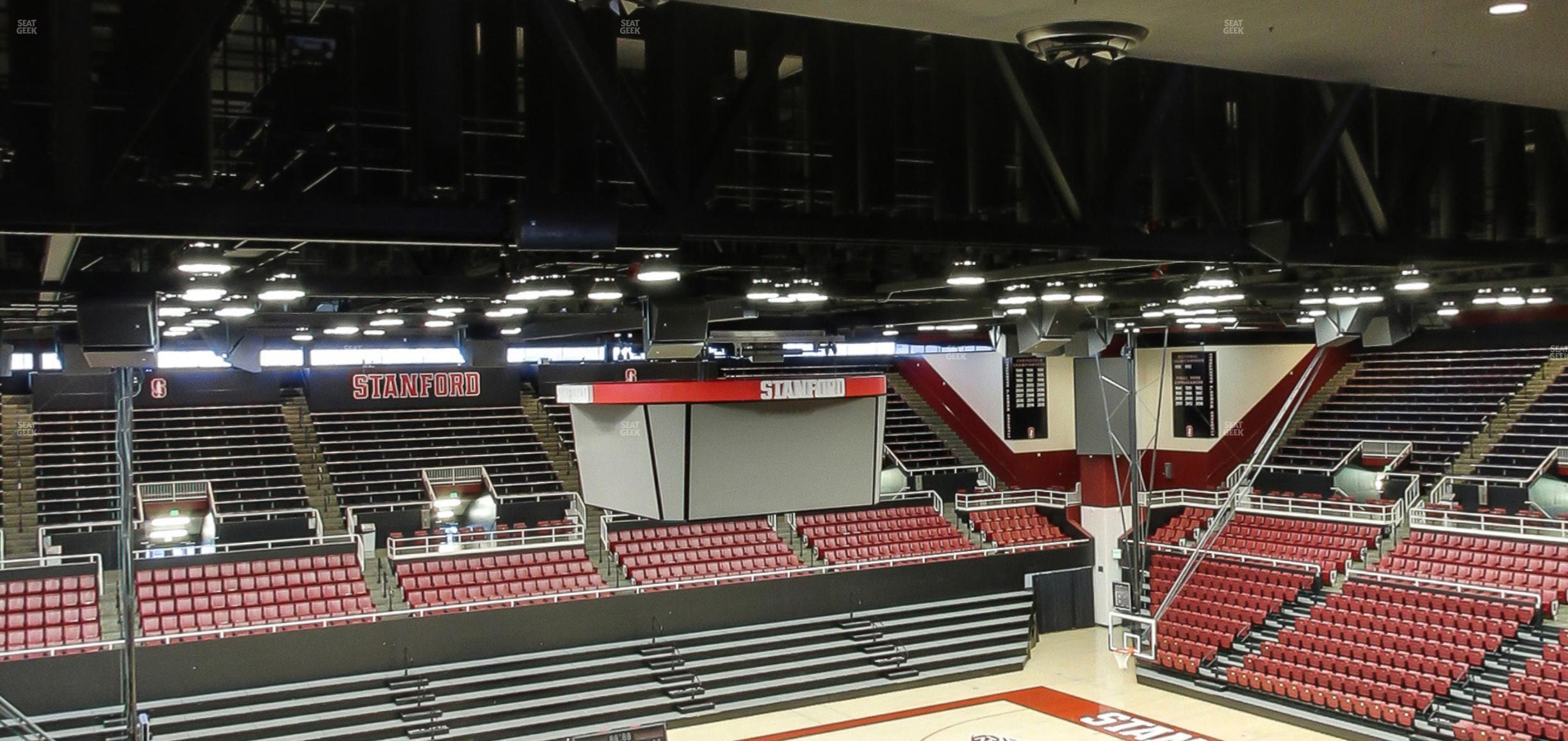 Seating view for Maples Pavilion Section 1