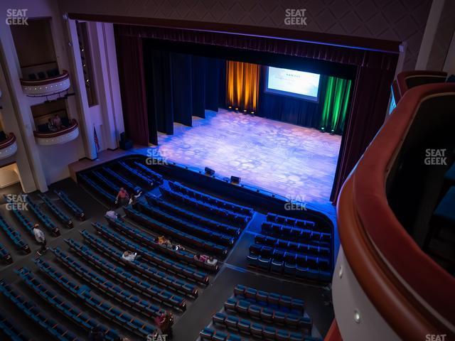 Seating view for Belk Theater at Blumenthal Performing Arts Center Section Balcony Box Right 3