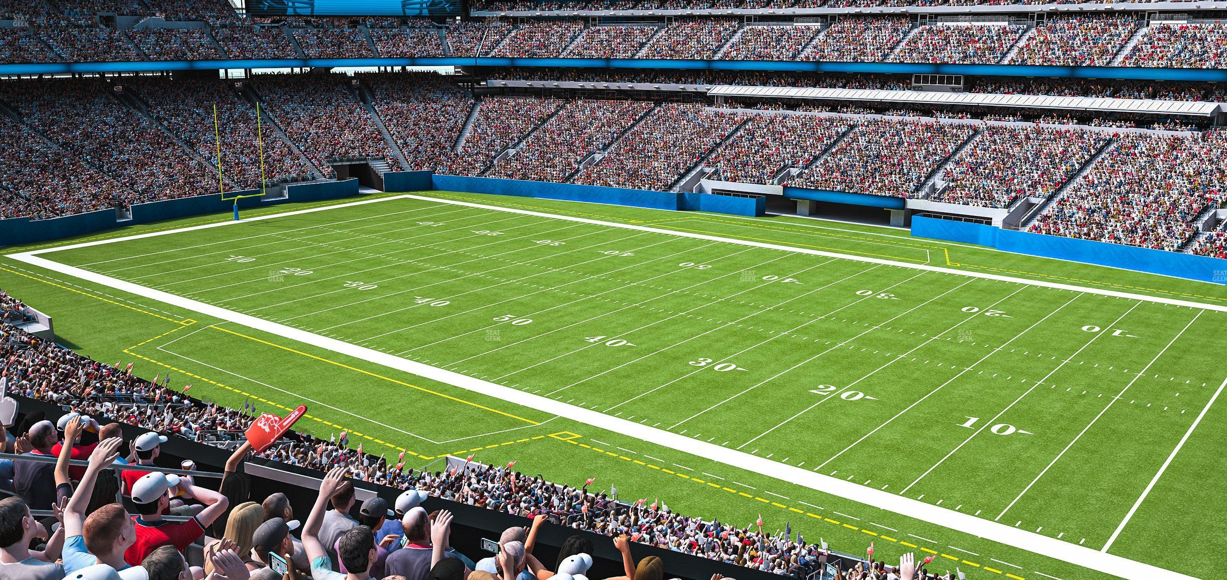 Seating view for MetLife Stadium Section 209