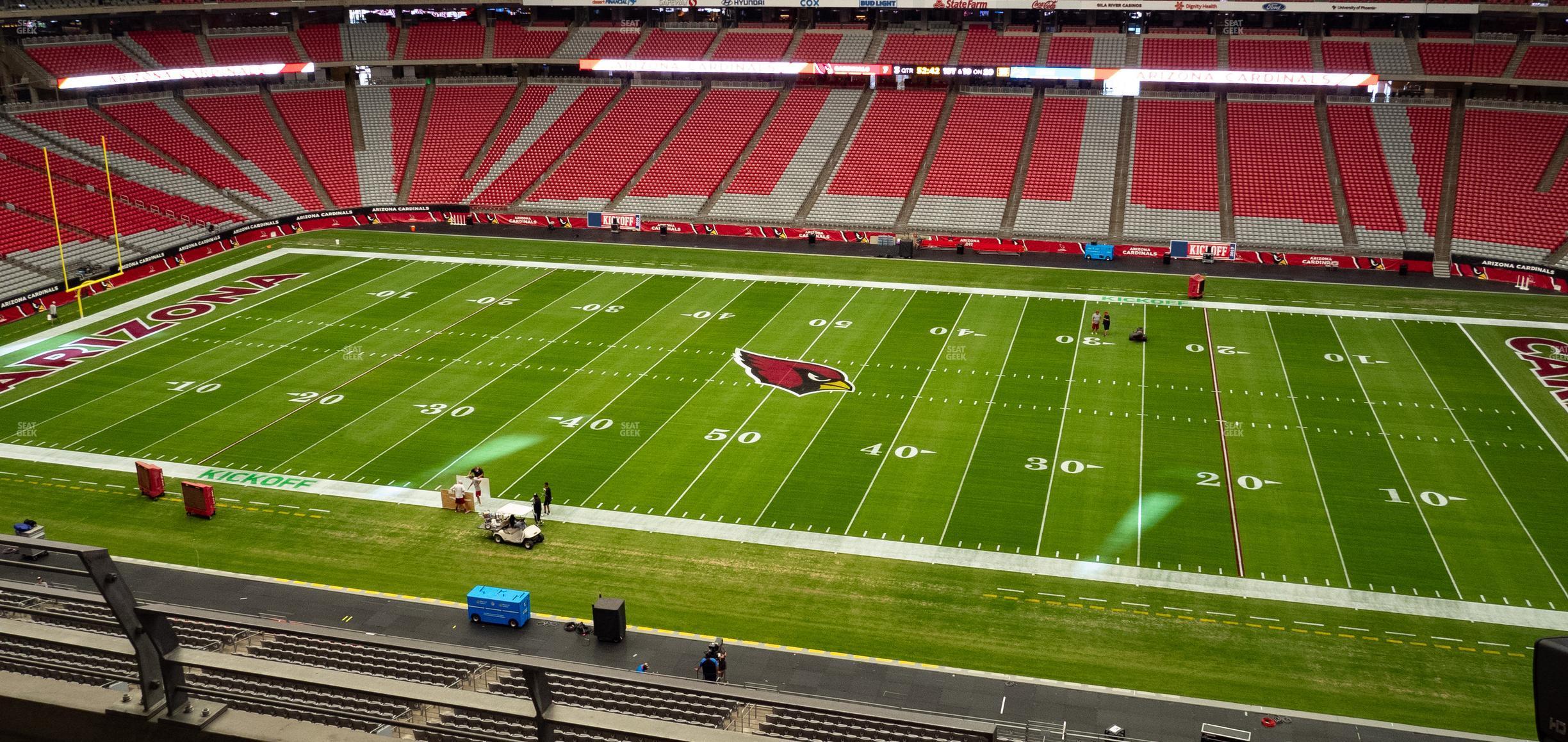 Seating view for State Farm Stadium Section Ring Of Honor 411