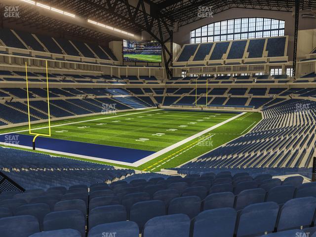 Seating view for Lucas Oil Stadium Section 249