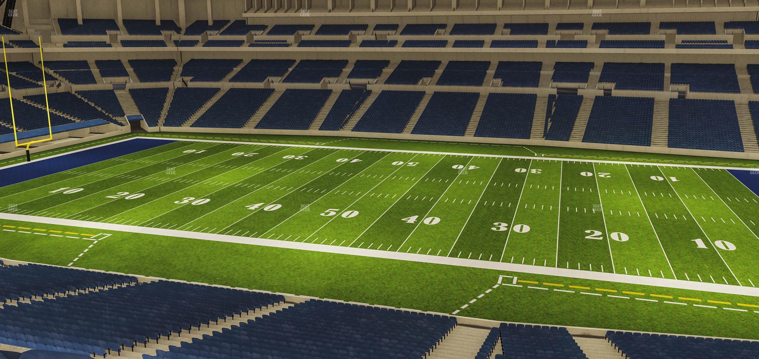 Seating view for Lucas Oil Stadium Section 311