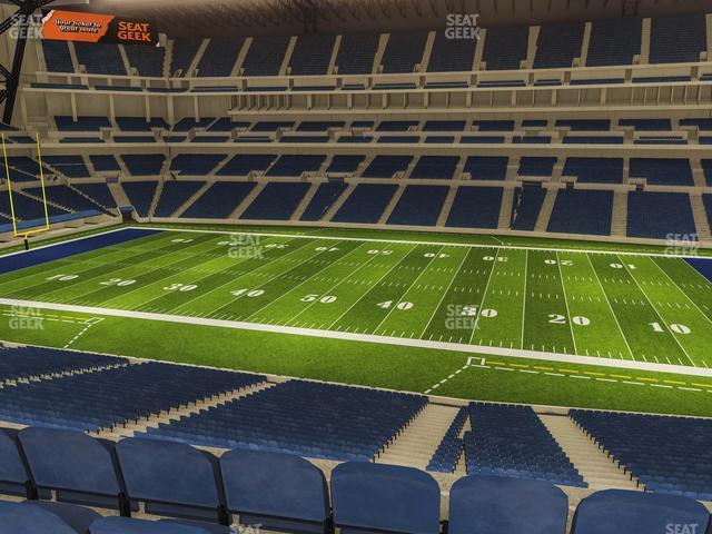 Seating view for Lucas Oil Stadium Section 311