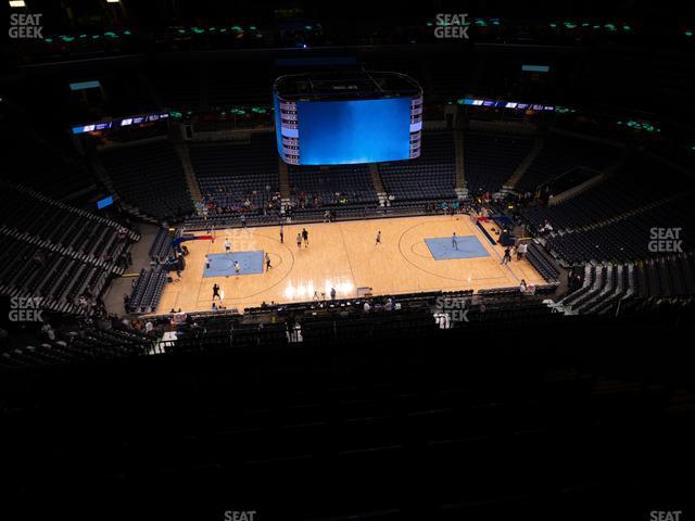 Seating view for FedExForum Section 208