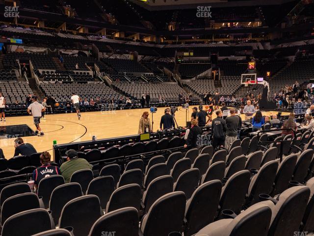 Seating view for Frost Bank Center Section Charter 10