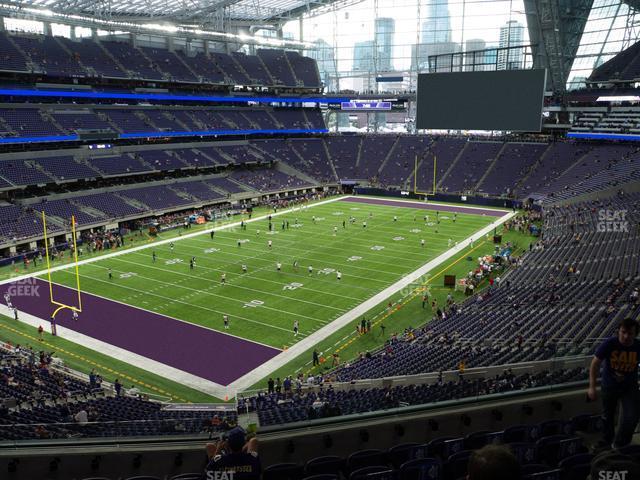 Seating view for U.S. Bank Stadium Section 219