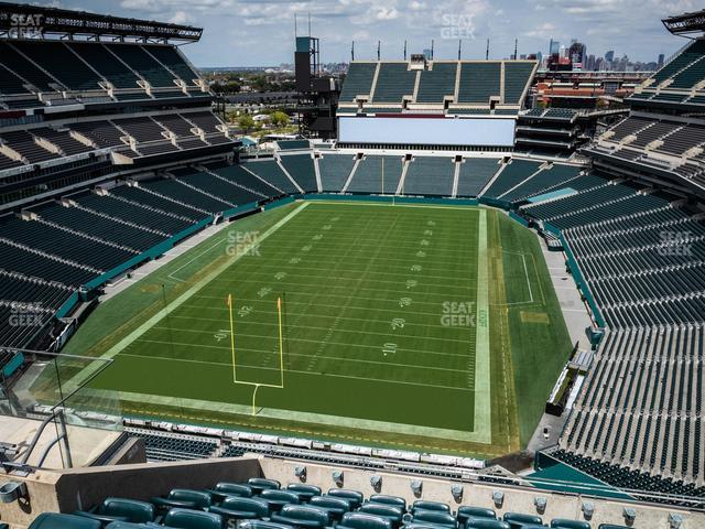 Seating view for Lincoln Financial Field Section 214