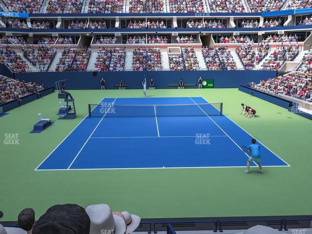 Seating view for Arthur Ashe Stadium Section 2