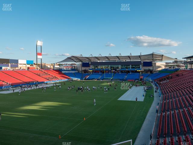 Seating view for Toyota Stadium Section Terrace 100